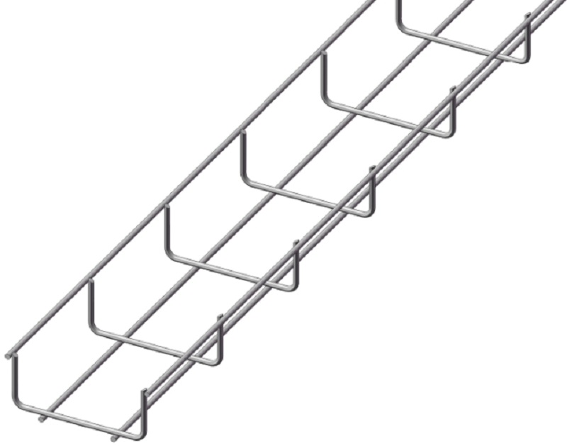 Лоток проволочный Промрукав Стандарт 100х35х3000 сталь 4,0мм фото Лоток проволочный Промрукав Стандарт 100х35х3000 сталь 4,0мм картинка